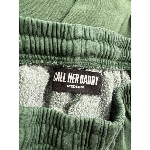 Call Her Daddy Unwell Sweatpants in Green - Picture 3 of 3